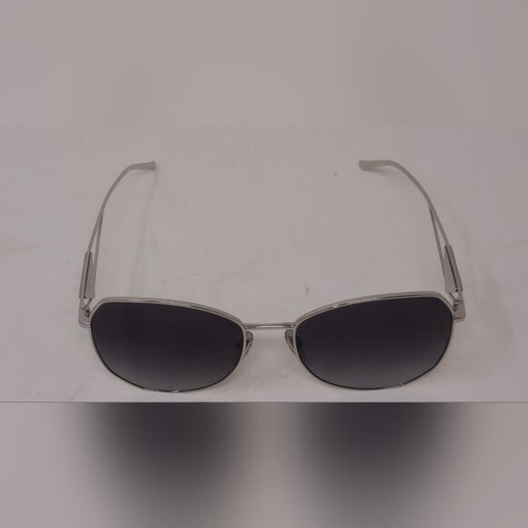 NWT Prada Women\'s Sunglasses SPR 57YS Silver Grey Gradient Steel Italy 57-18-140 main image 9